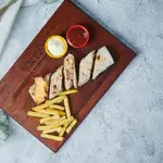 Chicken Saj With Cheese